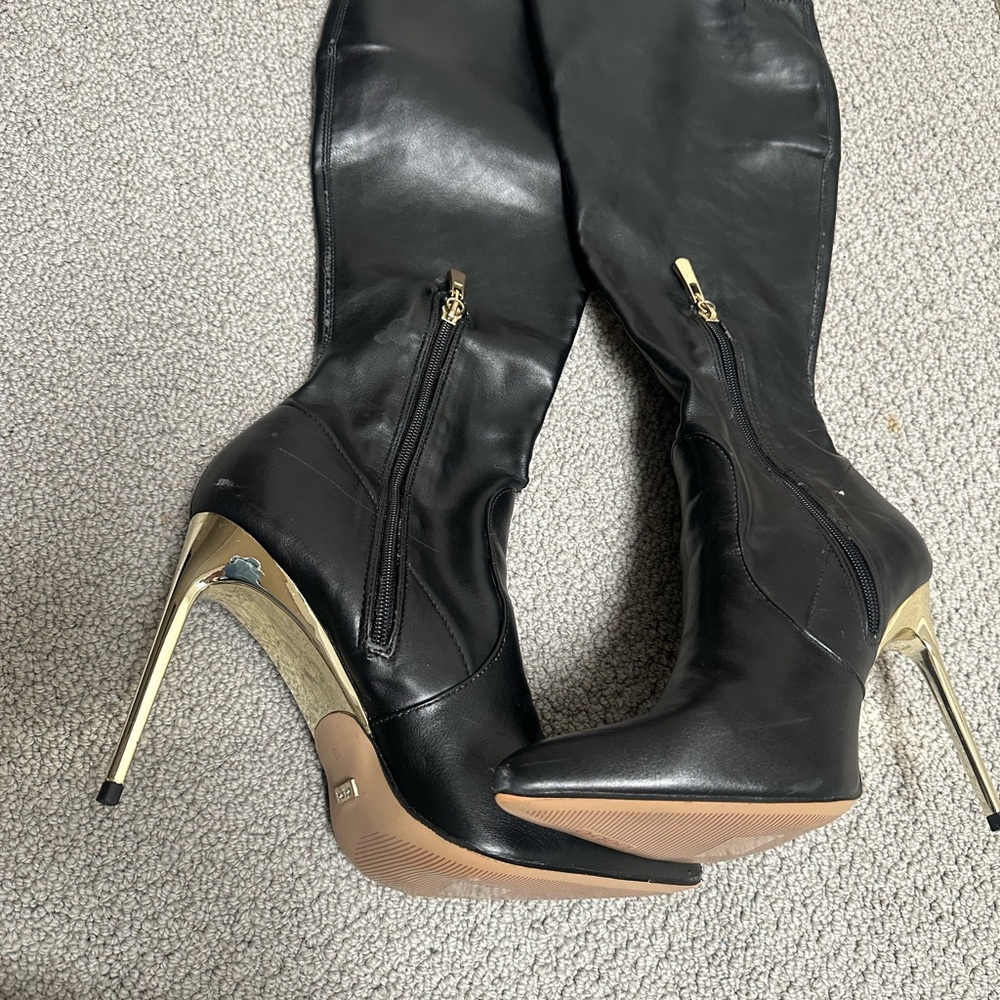 bebe Valeria heeled boots